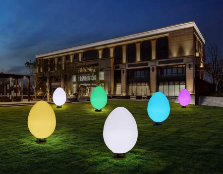 Светильник Яйцо 116х180 солнечная батарея, RGB Светильник Яйцо 116х180 солнечная батарея, RGB