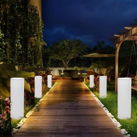 Светильник Цилиндр 40х80 питание от АКБ, RGB